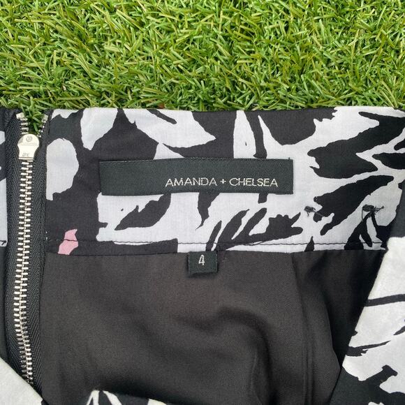 Amanda & Chelsea Women's Floral Skirt Size 4 - Picture 3 of 6